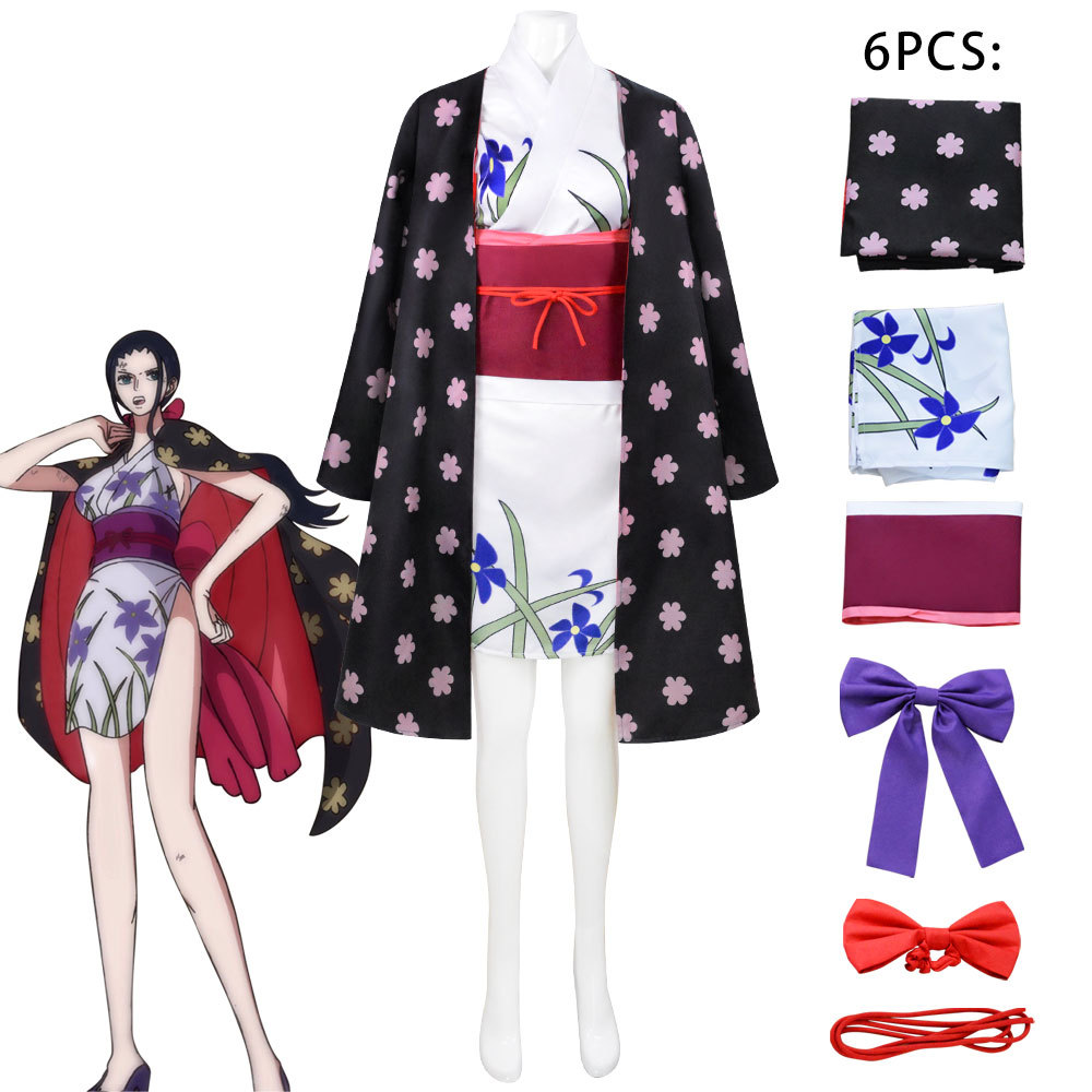 Anime Cosplay Nico Robin - Kadın Kıyafeti Nico Robin Cosplay Kostümü