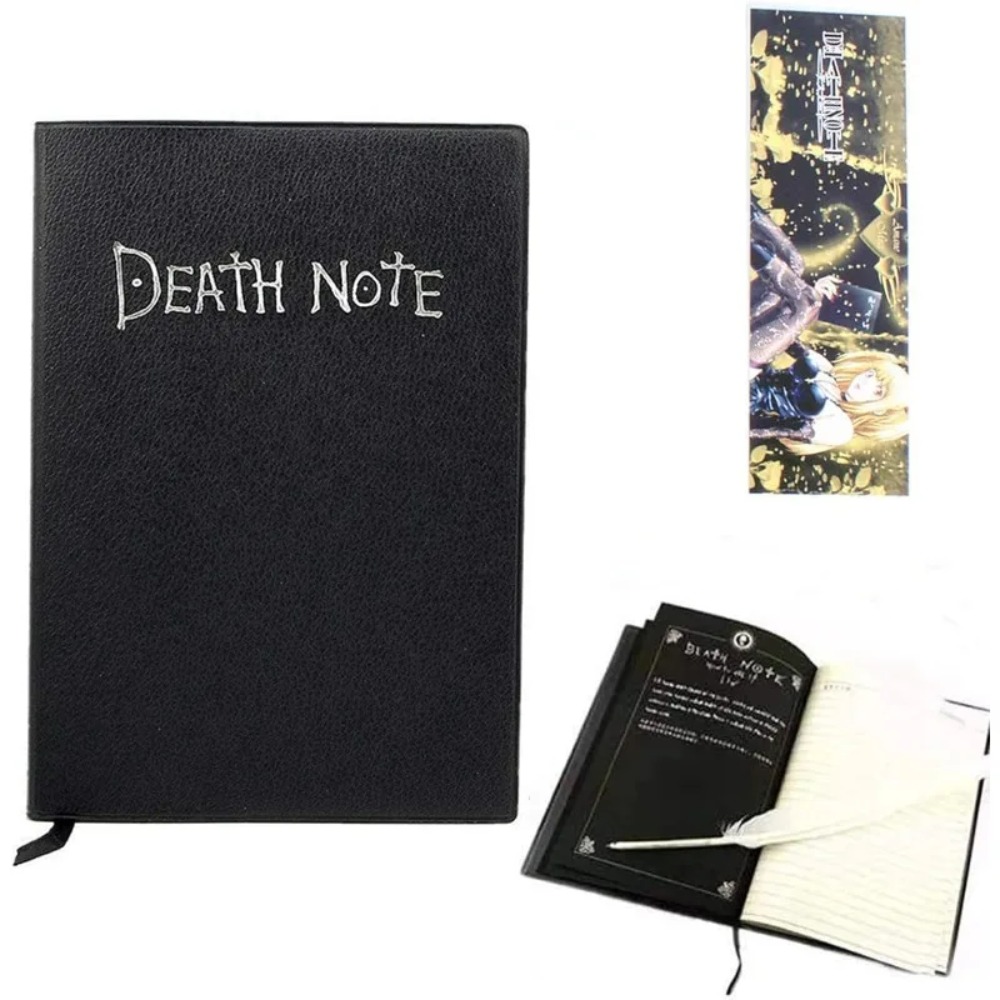Death Note Replica - Cosplay Defteri ve Tüy Kalemli Kitap