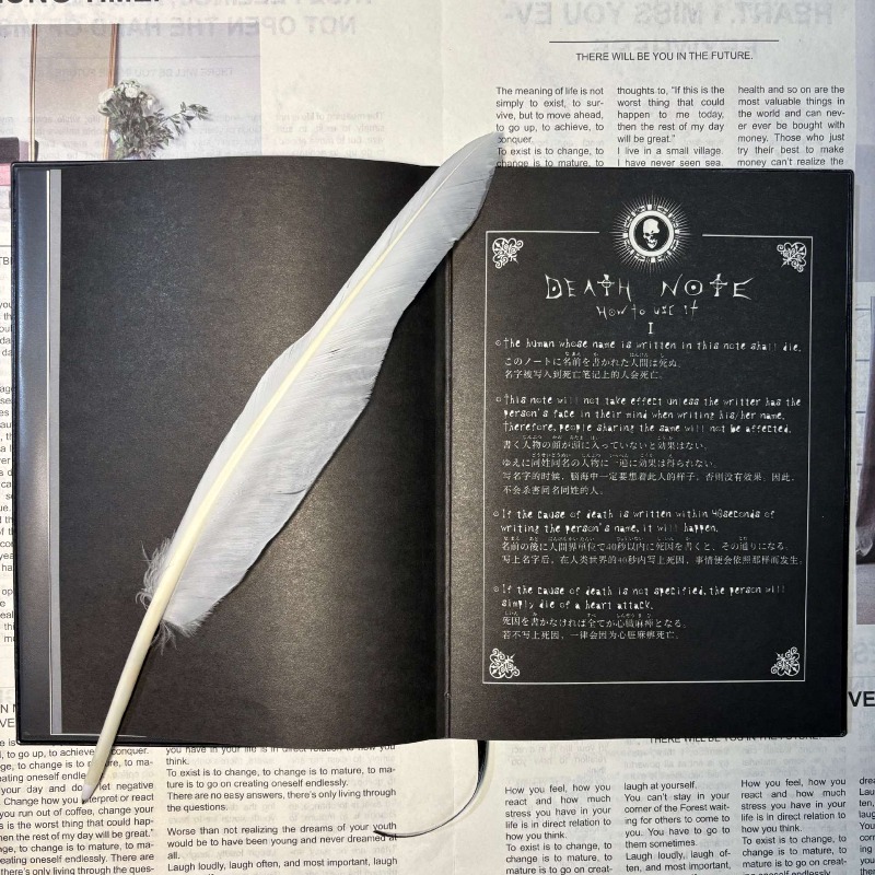 Death Note Replica - Yeni Koleksiyonluk Death Note Defter Okul