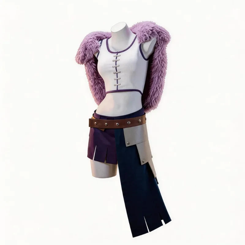 Anime Cosplay Nico Robin - Nico Robin Cosplay Kostüm Mor Set