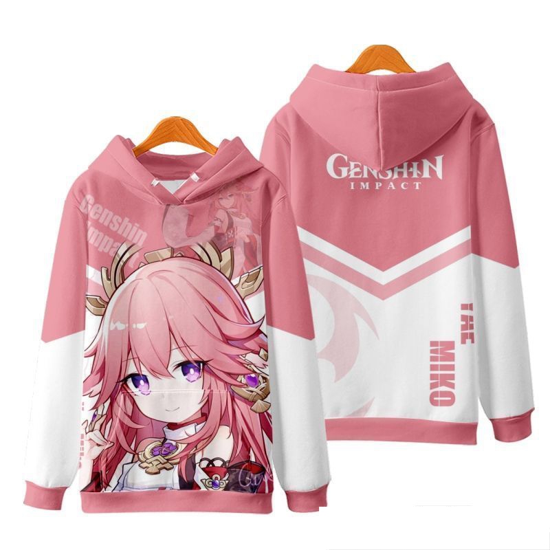 Cosplay Anime Yae Miko - Yeni Oyunlar Genshin Impact Yae Miko