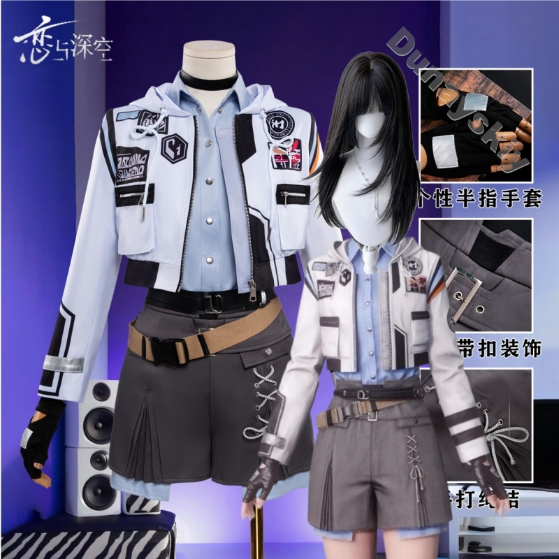 Anime Cosplay Couple - Caleb ​ Çift Eşleşen Cos Kadın