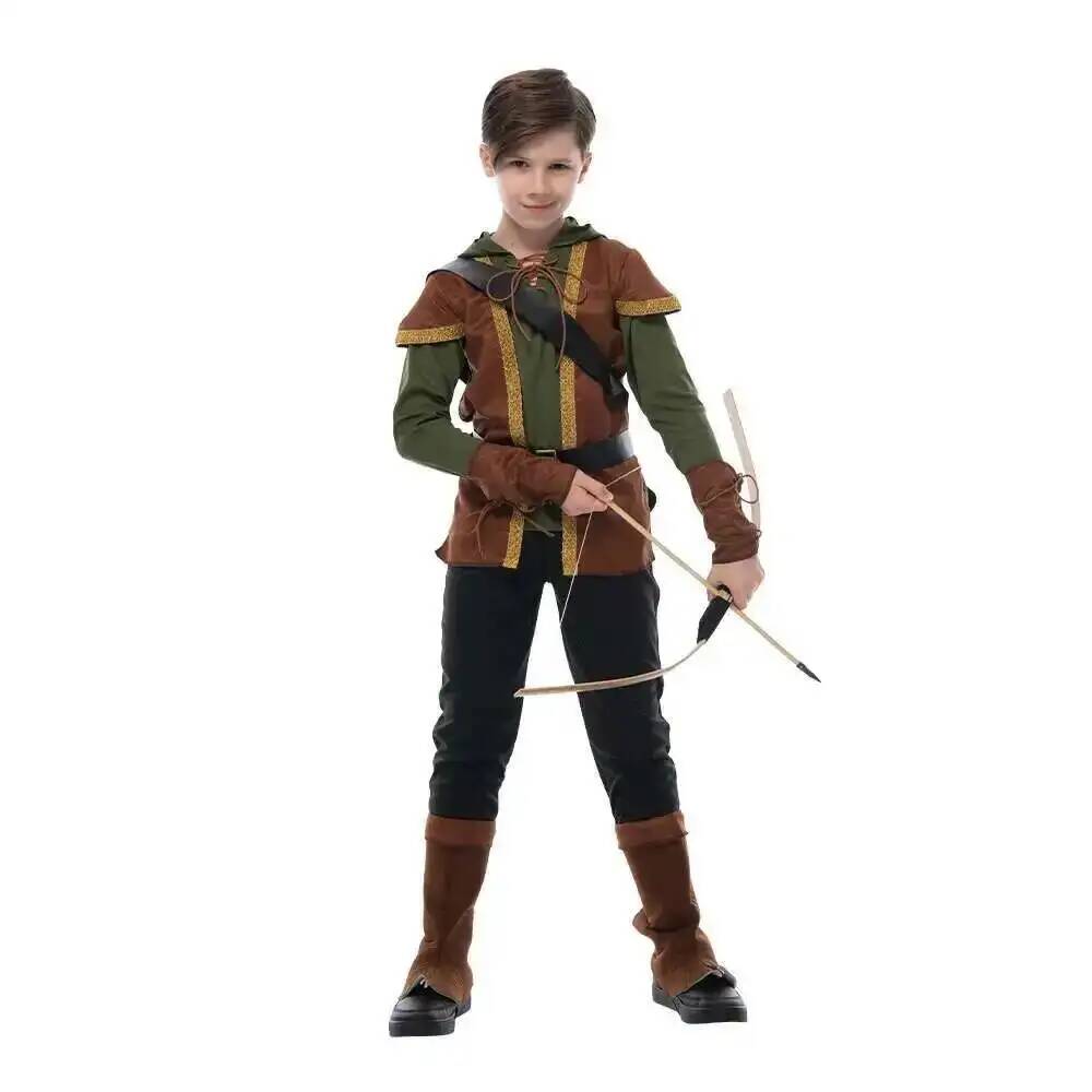 Kids Cosplay Anime - Boys Snailify Çocuklar Okçu Kostümü Avcı