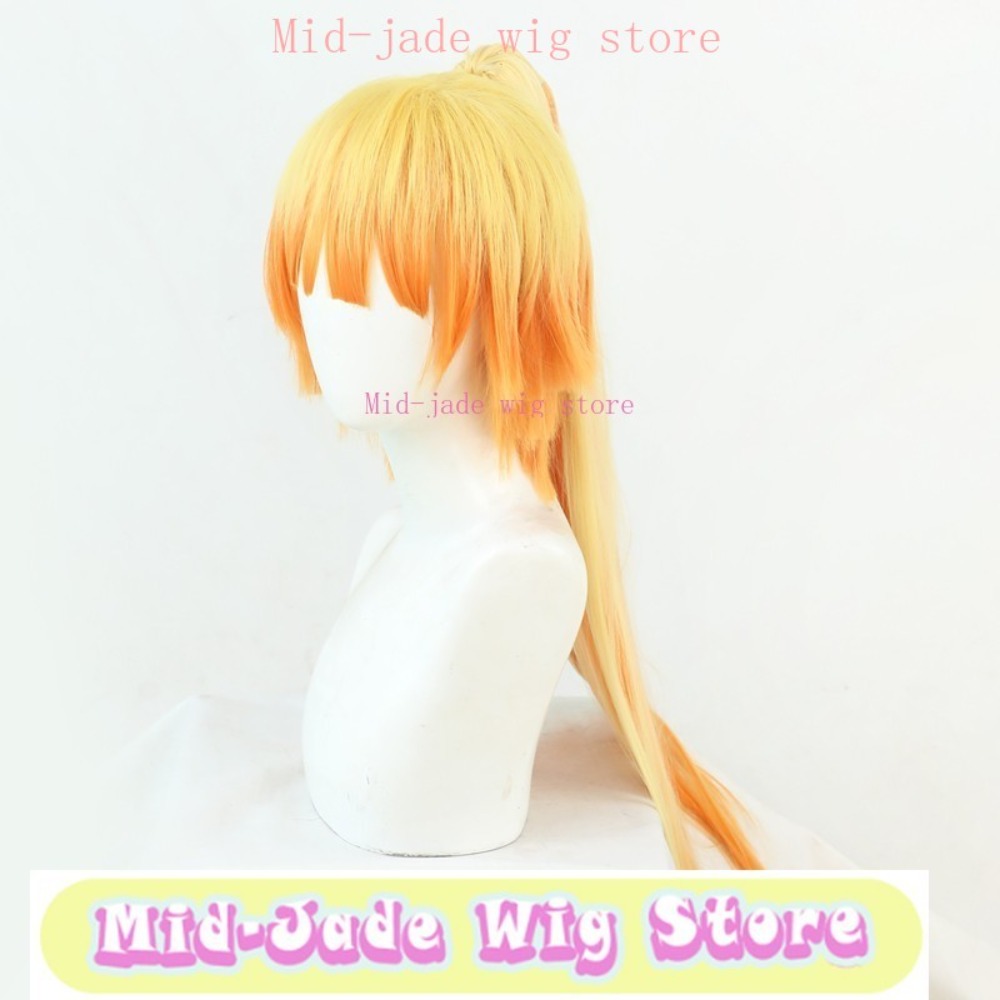 Cosplay Anime Zenitsu - Zenitsu Agatsuma Cinsiyet Cosplay Peruk Anime