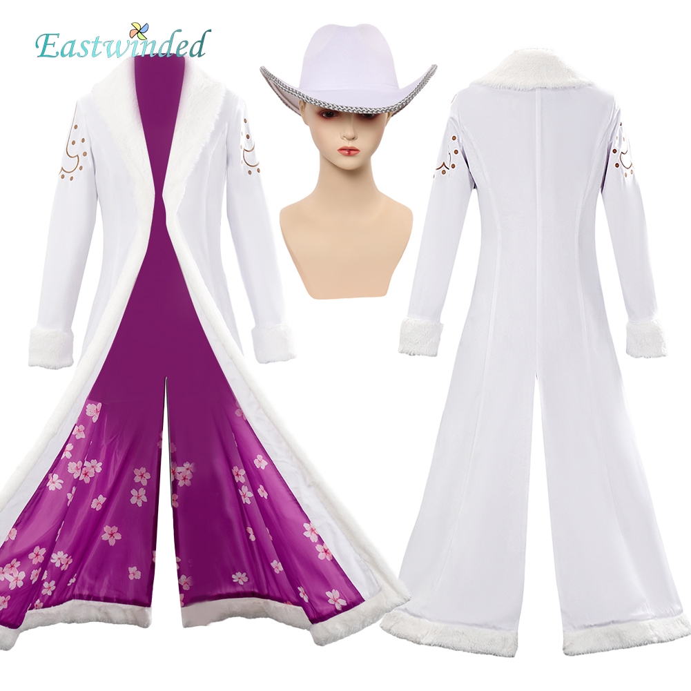 Anime Cosplay Nico Robin - Anime Korsan Nico Robin Cosplay Beyaz