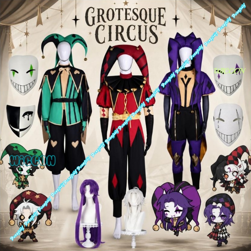 Anime Cosplay Events - Freak Sirk Palyaçosu Üç Rol Pierrot