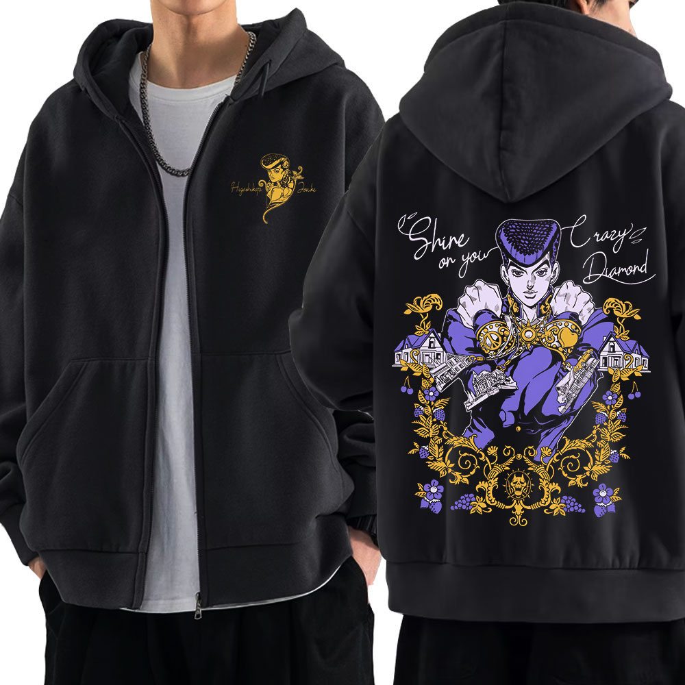 Jojo Bizarre Hat - Anime Jojo Tuhaf Macera Fermuarlı Kapüşonlular