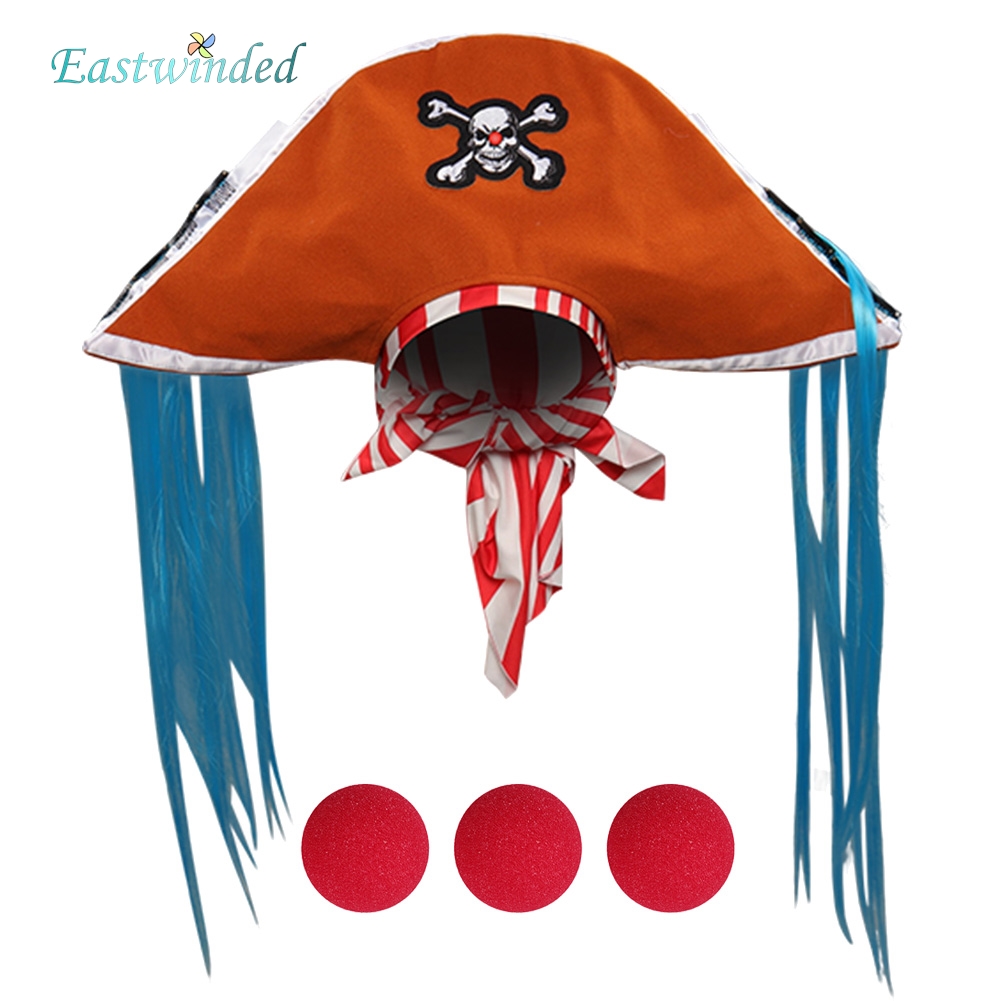 Kids Cosplay Anime - Çocuklar Anime Korsan Cosplay Şapka Kırmızı