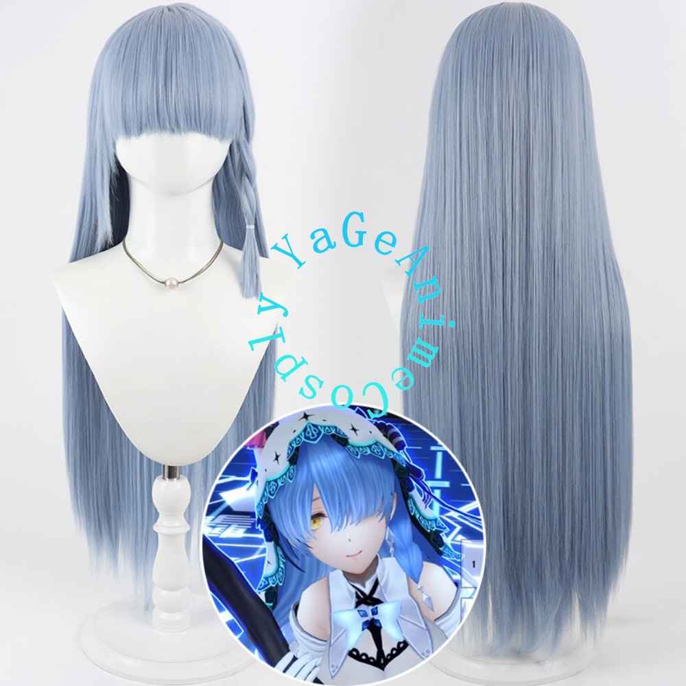 Anime Cosplay Rem - Re Zero Rem Cosplay Peruk Uzun