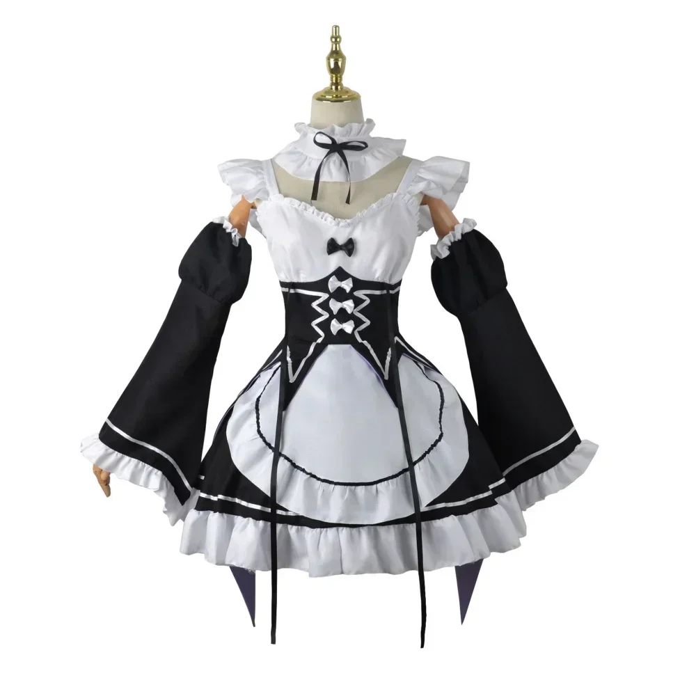 Anime Cosplay Rem - Anime Ram Rem Lolita Meid Cosplay
