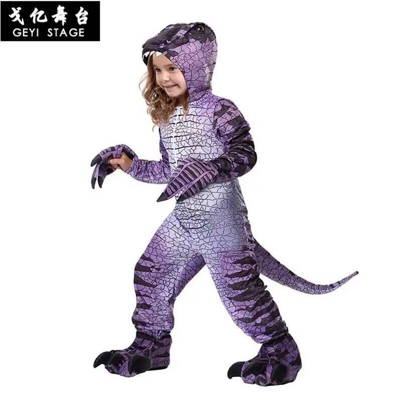 Kids Cosplay Anime - Raptor Cadılar Bayramı yeni Mor Raptor