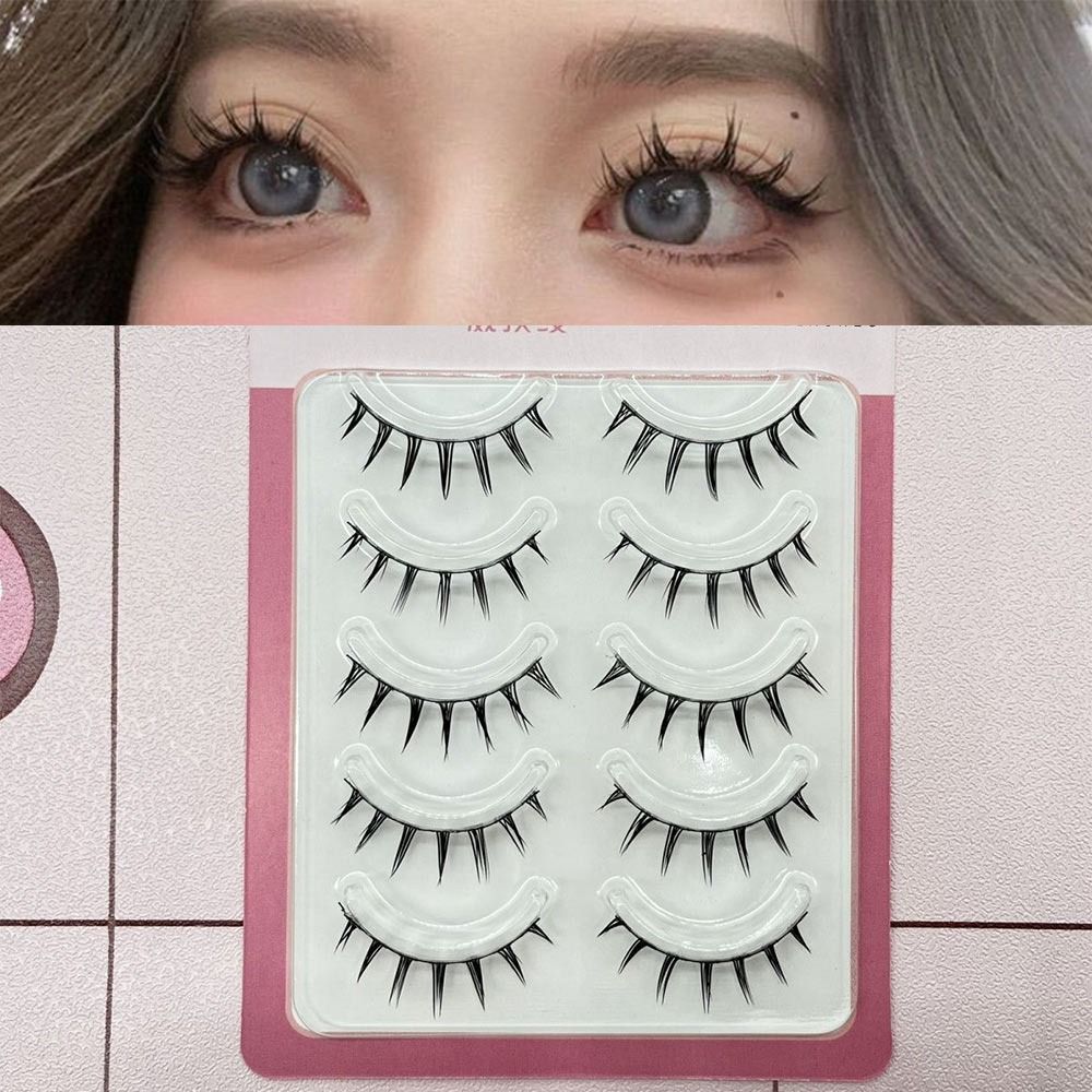 Anime Cosplay Lashes - 5 Çiftli Paket Japon Cosplay Takma