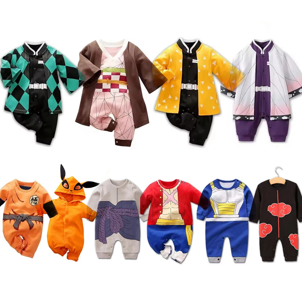 Anime Cosplay Toddler - 0-18 Ay Anime Bebek Tulum Yenidoğan