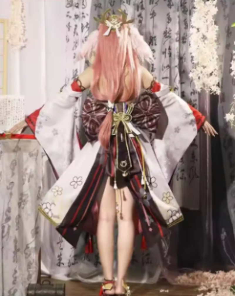 Genshin Etki Yae Miko Cosplay  - Cosplay Anime Yae Miko incelemesi ve fiyatı