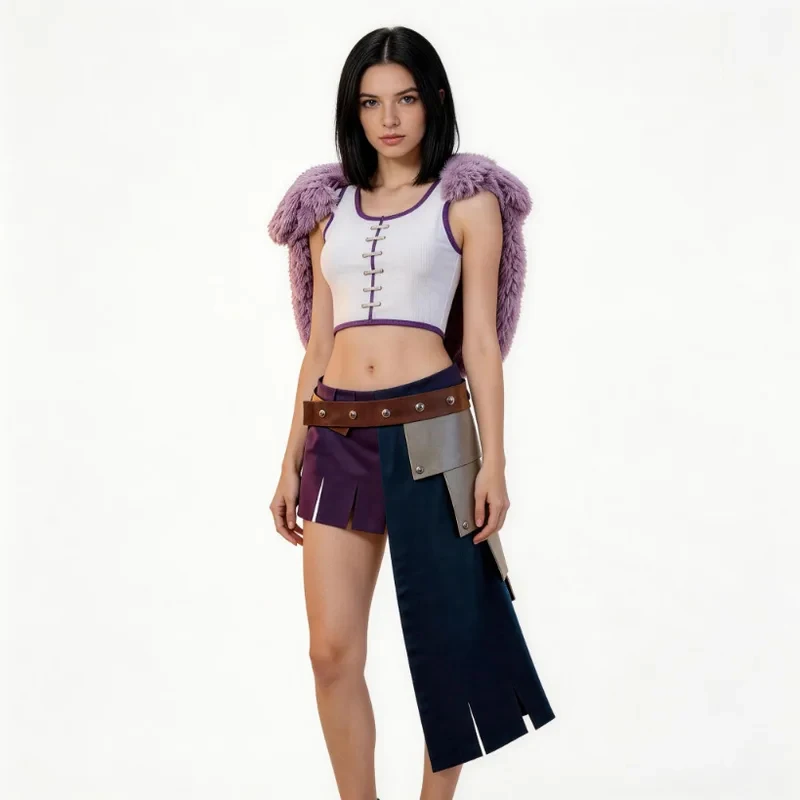 Nico Robin Cosplay Kostüm Mor  - Anime Cosplay Nico Robin incelemesi ve fiyatı