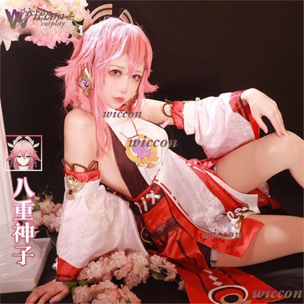 KospLAY Anime Genshin Etki Yae - Cosplay Anime Yae Miko incelemesi ve fiyatı