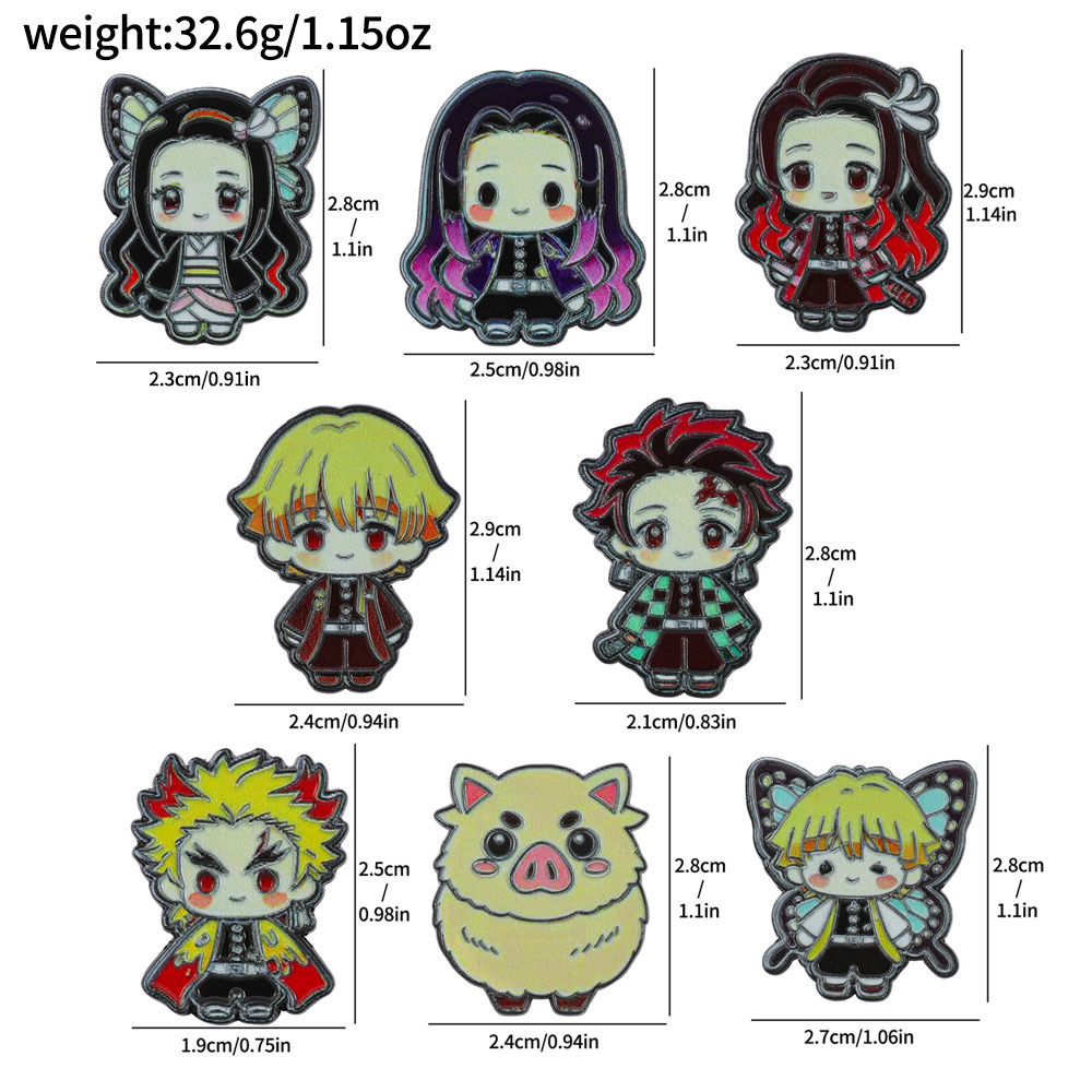 8 adet Anime Demon Slayer Emay - Anime Cosplay Demon Slayer incelemesi ve fiyatı