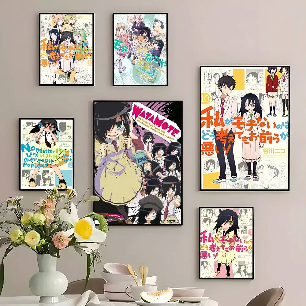 Anime W-Watamote Kuroki Tomoko - Anime Cosplay Wallpaper incelemesi ve fiyatı