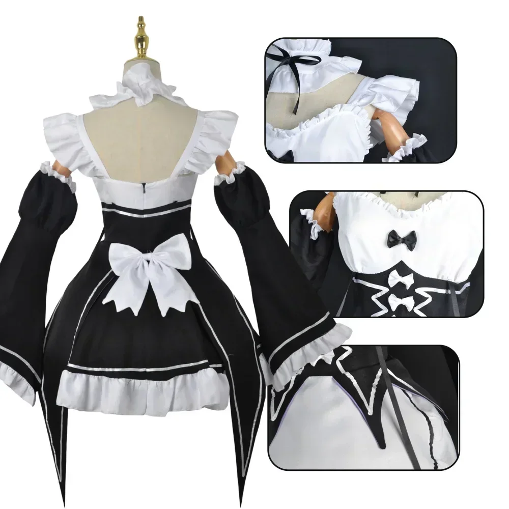 Anime Ram Rem Lolita Meid Cosp - Anime Cosplay Rem incelemesi ve fiyatı