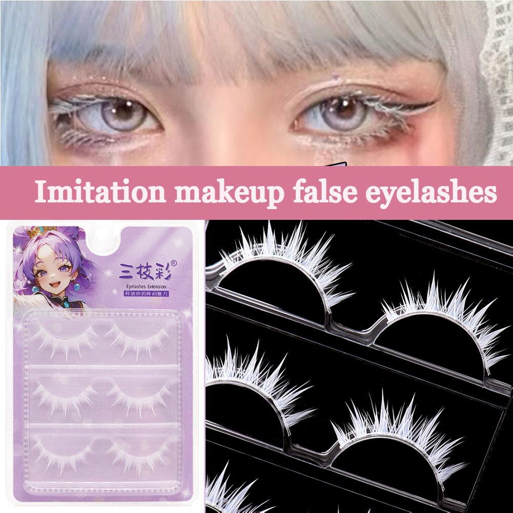 Beyaz Sahte Kirpikler Cosplay  - Anime Cosplay Lashes incelemesi ve fiyatı