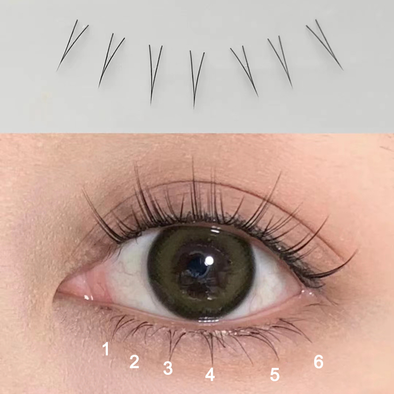J Curl V Şekli Kirpik Altında  - Anime Cosplay Lashes incelemesi ve fiyatı