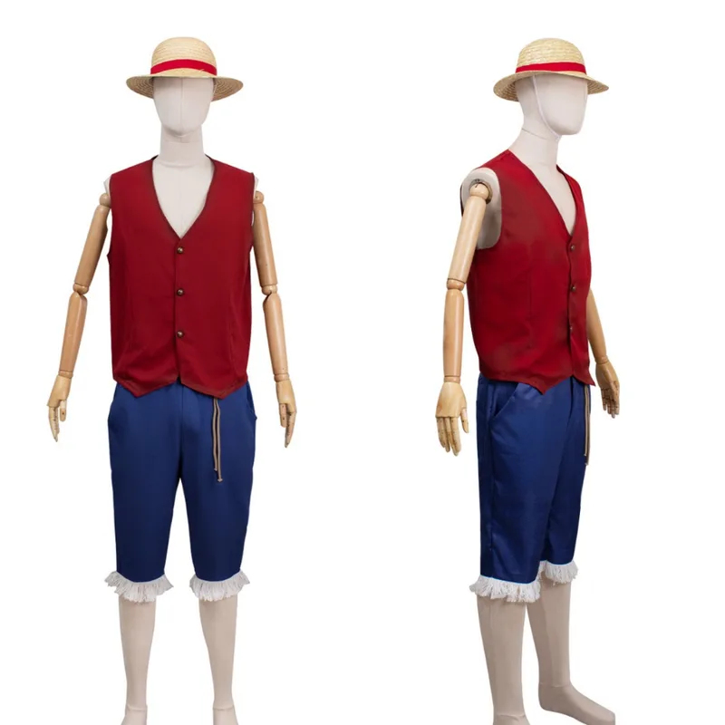 ▶ ❤ Film Luffy Cosplay Kostüm  - Kids Cosplay Anime incelemesi ve fiyatı