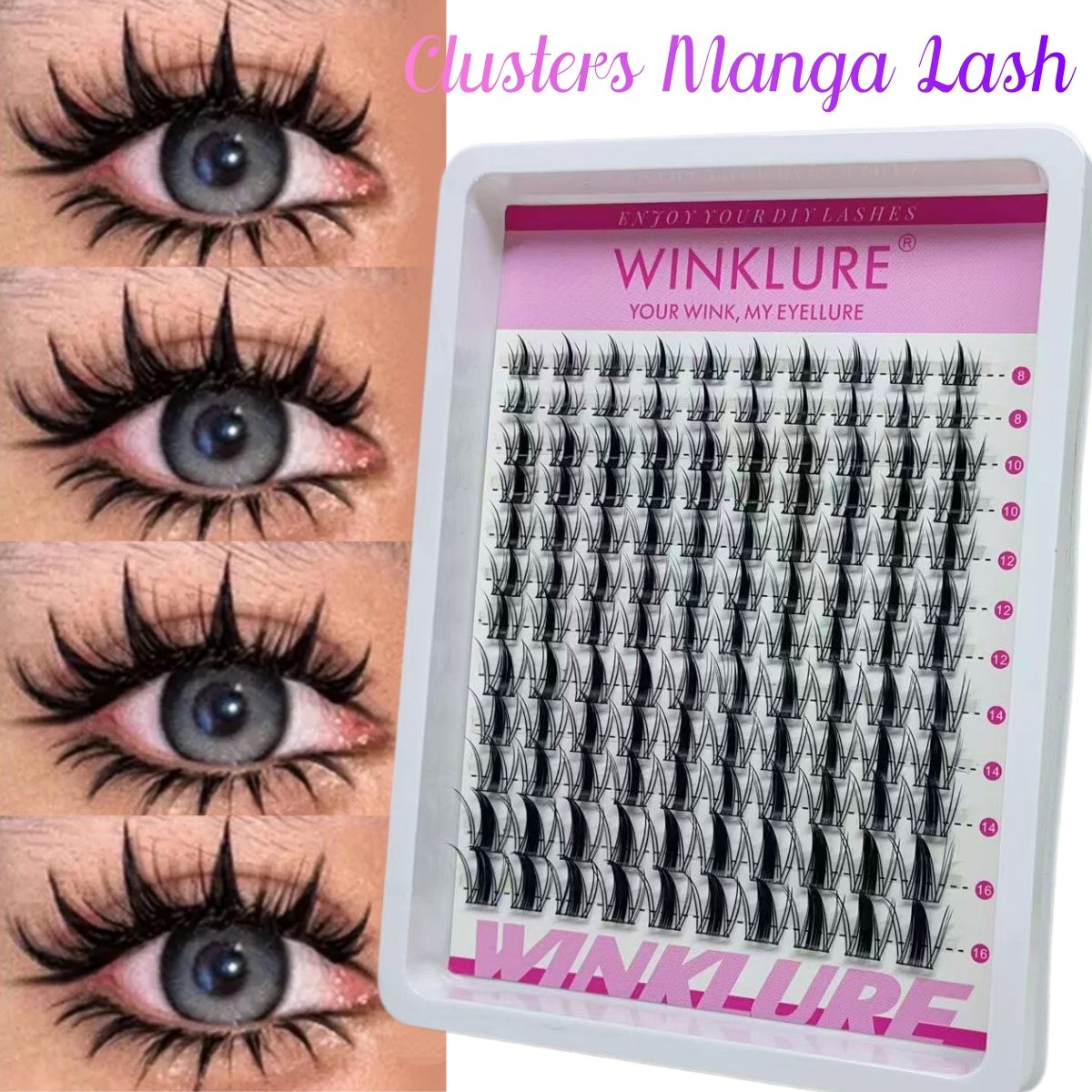 WINKLURE Manga Kirpik Demetler - Anime Cosplay Lashes incelemesi ve fiyatı