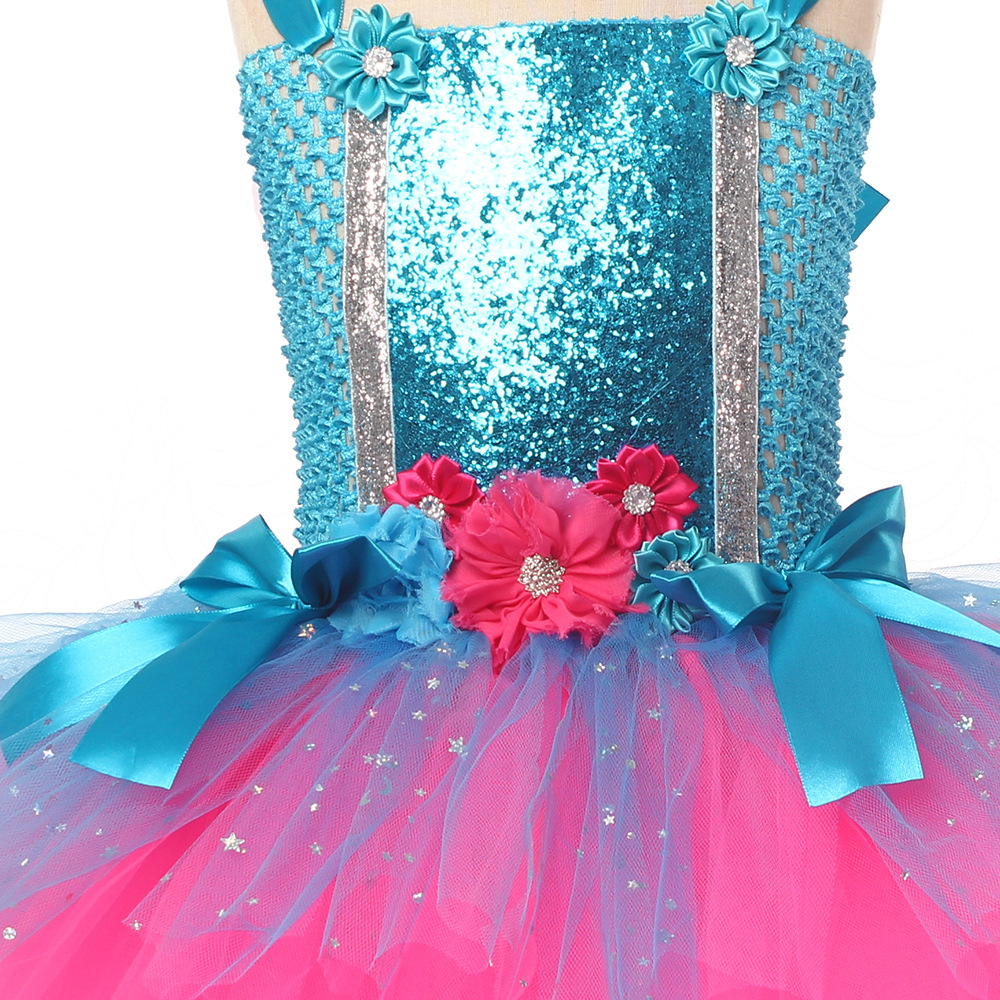 Kızlar için Troller Tutu Elbis - Anime Cosplay Toddler incelemesi ve fiyatı