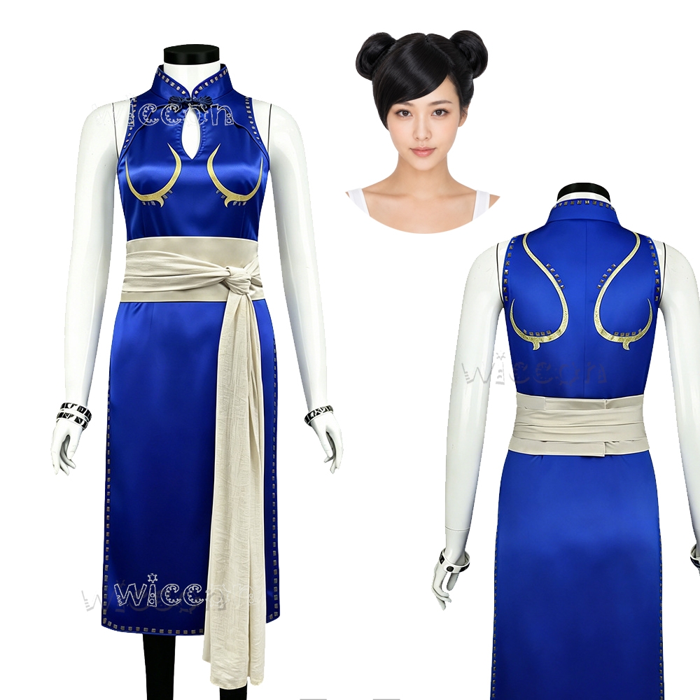 Street Fighter Chun Li Canlı A - Live Action Anime Cosplay incelemesi ve fiyatı