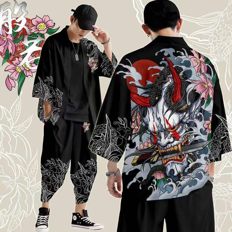 Harajuku Üstleri Robe Moda Asy - Demon Slayer Haori incelemesi ve fiyatı