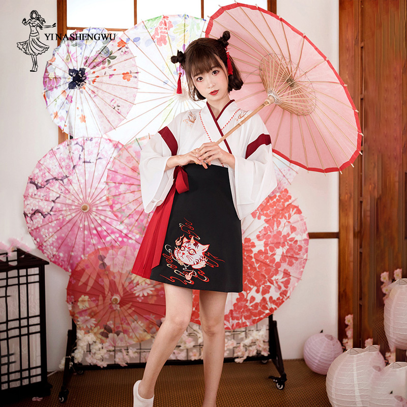 Japon elbise Kimono kadın siya - Demon Slayer Haori incelemesi ve fiyatı