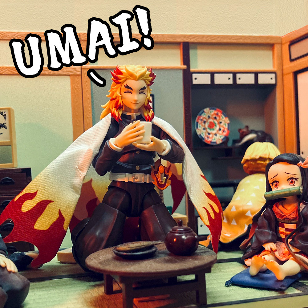 Stokta Mevcut Shangi Rengoku K - Demon Slayer Haori incelemesi ve fiyatı