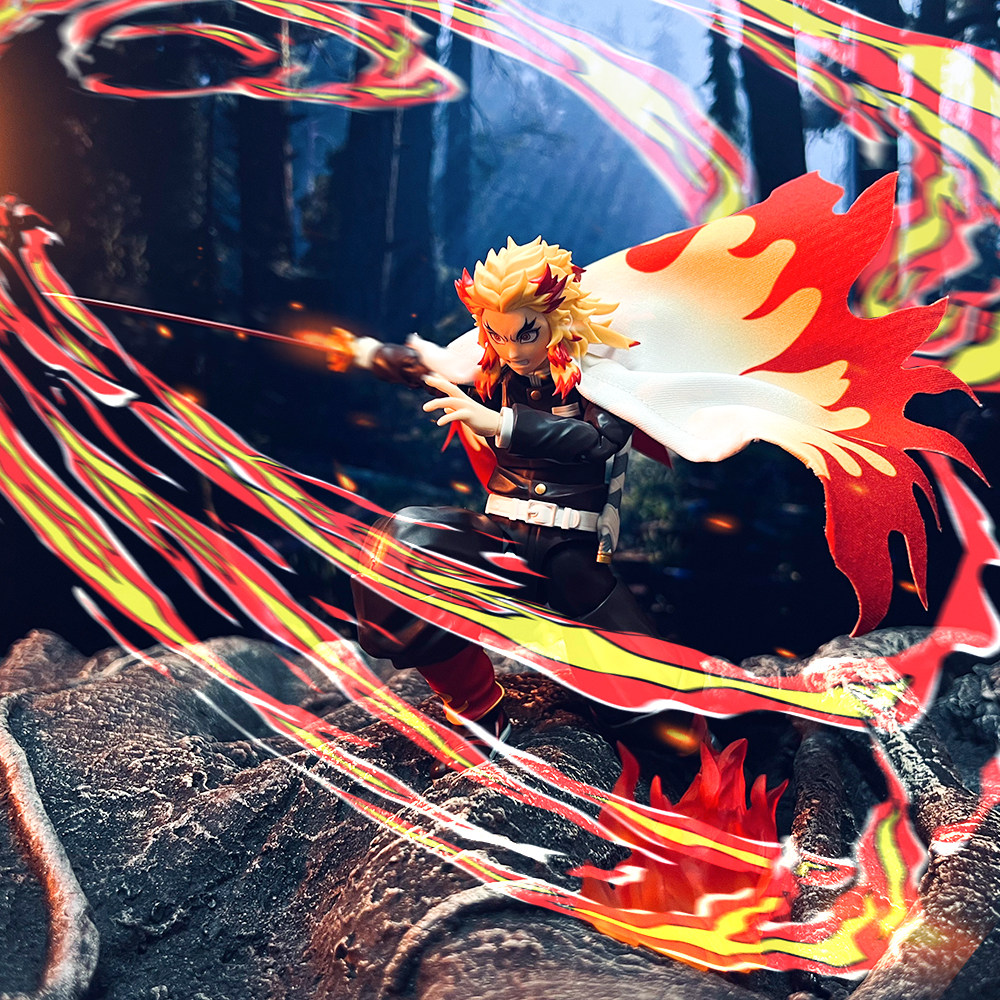 Stokta Mevcut Shangi Rengoku K - Demon Slayer Haori incelemesi ve fiyatı