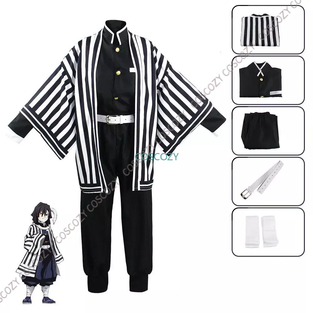 Mor/siyah obro Obanai Cosplay  - Demon Slayer Haori incelemesi ve fiyatı