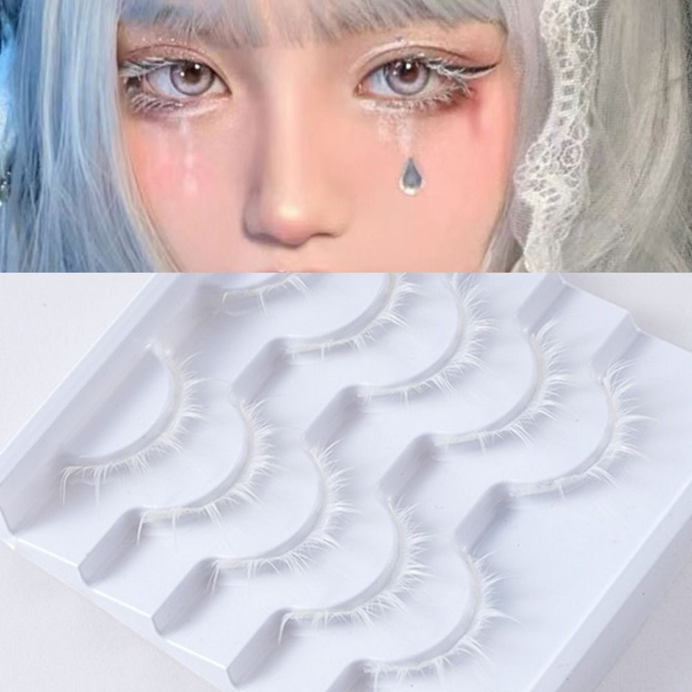 Beyaz Beyaz Anime Kirpikleri D - Anime Cosplay Lashes incelemesi ve fiyatı