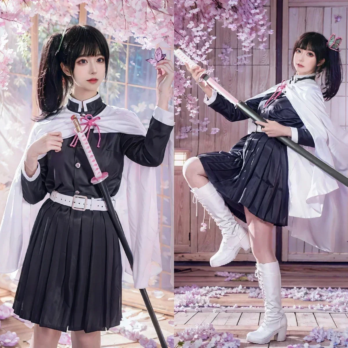 Tsuyuri Kanao Cosplay Kostümü  - Demon Slayer Haori incelemesi ve fiyatı