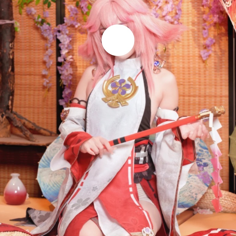 Yae Miko Genshin Etki Cosplay  - Cosplay Anime Yae Miko incelemesi ve fiyatı