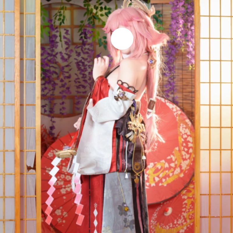 Yae Miko Genshin Etki Cosplay  - Cosplay Anime Yae Miko incelemesi ve fiyatı