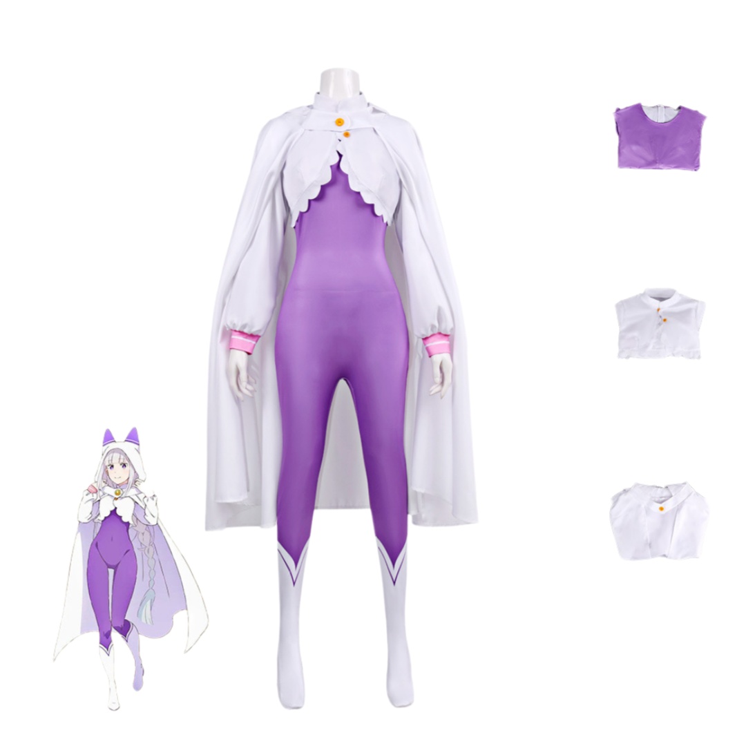 Re Zero Emilia Cosplay Kostümü - Anime Cosplay Re Zero incelemesi ve fiyatı