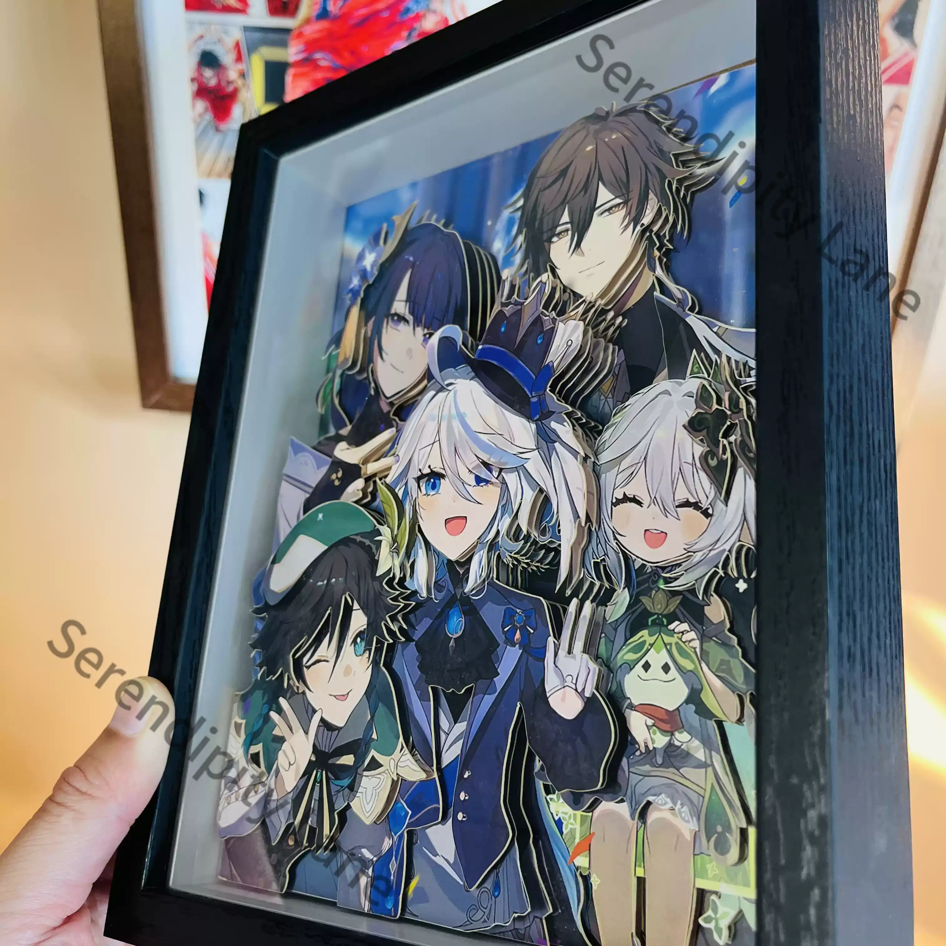 Genshin Impact Cosplay 3D Kağı - Anime Cosplay Wallpaper incelemesi ve fiyatı
